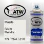 Preview: Mazda, Silver Metallic, YN / YN4 / 21H: 400ml Sprühdose, von ATW Autoteile West.